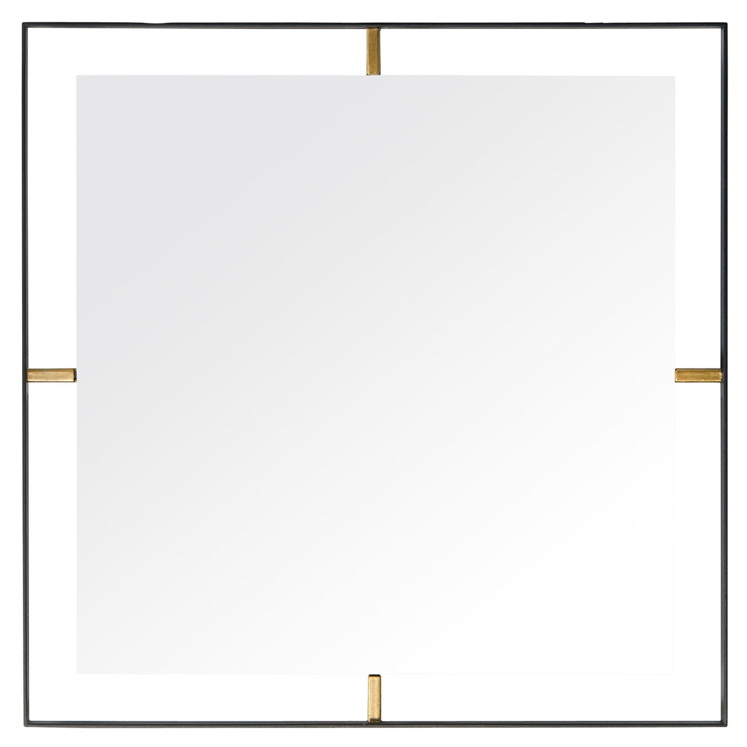 Framed 610020 20-Inch Square Mirror - Black