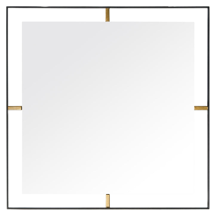 Framed 610020 20-Inch Square Mirror - Black