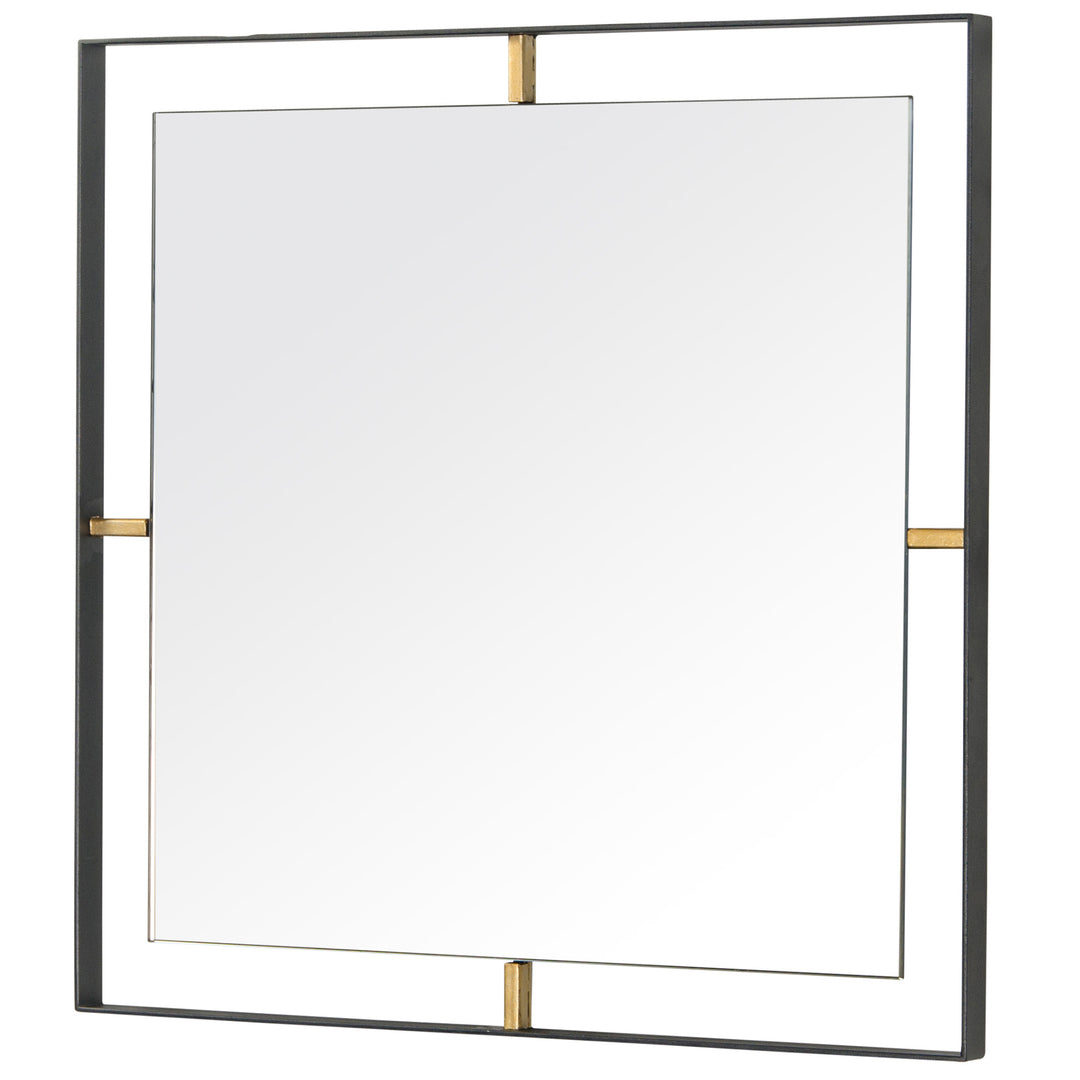 Framed 610020 20-Inch Square Mirror - Black