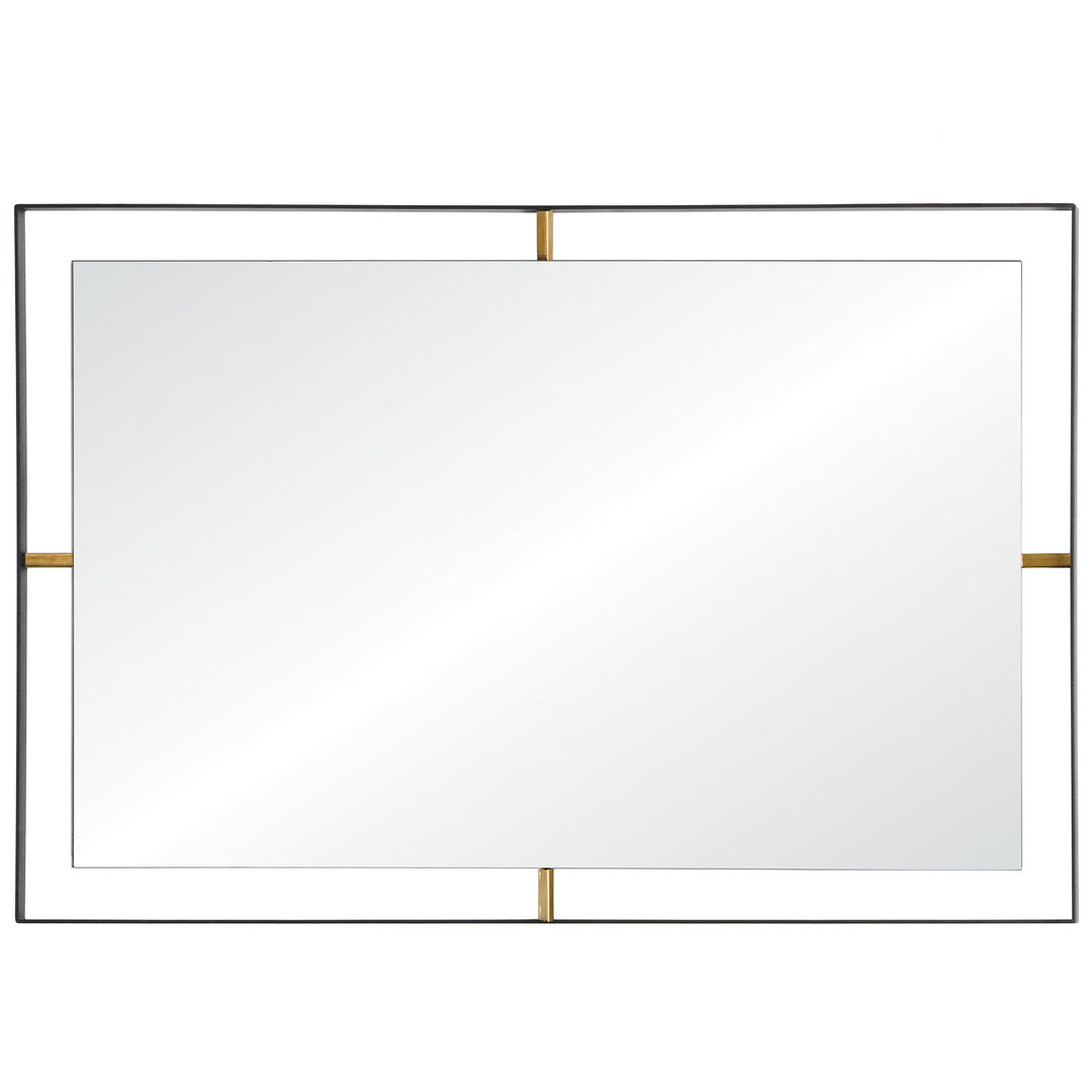 Framed 610030 20x30 Rectangle Mirror - Black