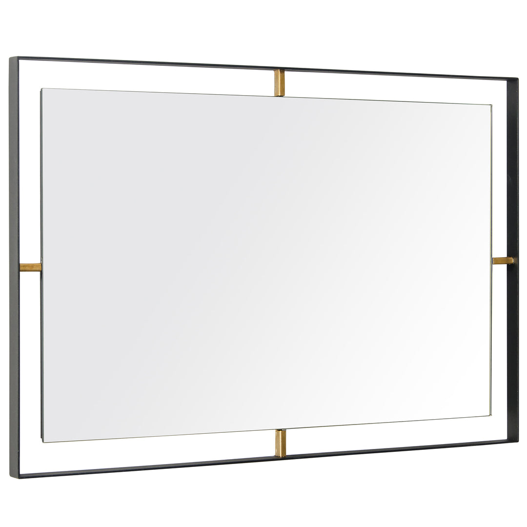 Framed 610030 20x30 Rectangle Mirror - Black