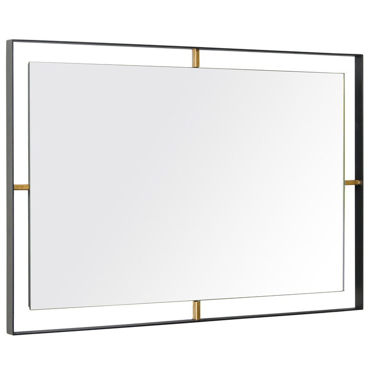 Framed 610030 20x30 Rectangle Mirror - Black