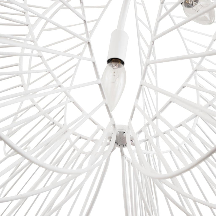 Monarch Butterfly 3-Lt Pendant Light - White - 330P03WH
