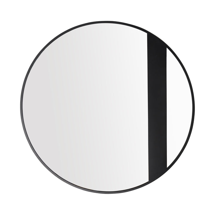 Cadet 4DMI0115 30-Inch Round Mirror - Black