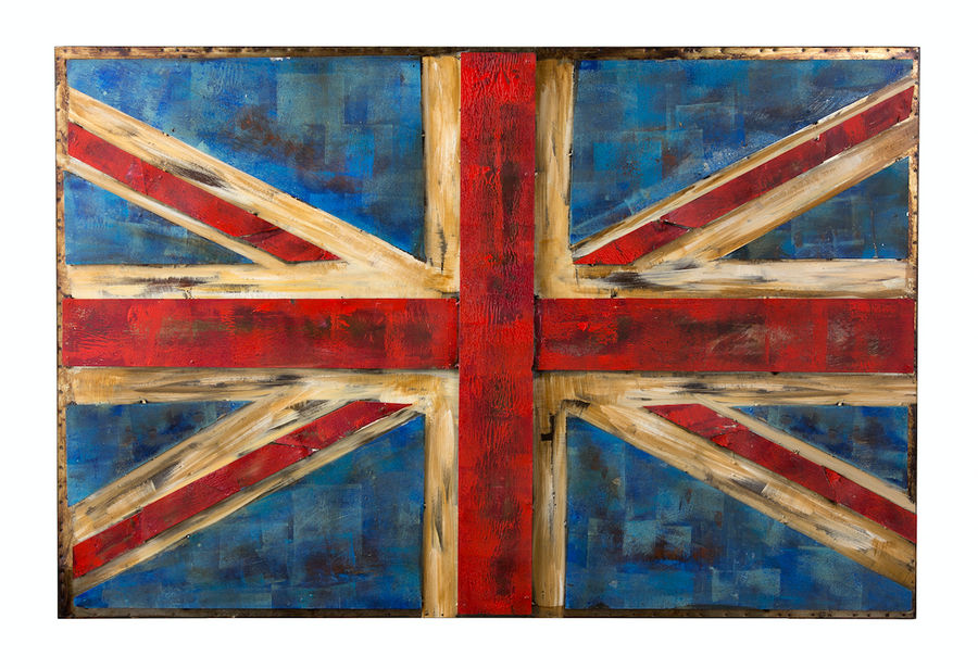 UK Flag Wall Art 4DWA0104