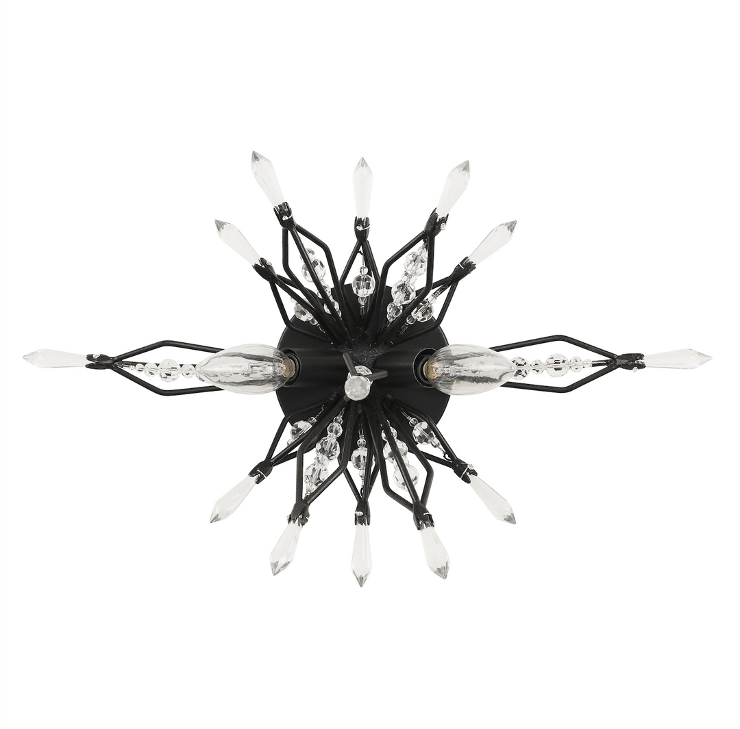 Orbital 2-Lt Vanity Light - Carbon - 311B02CB