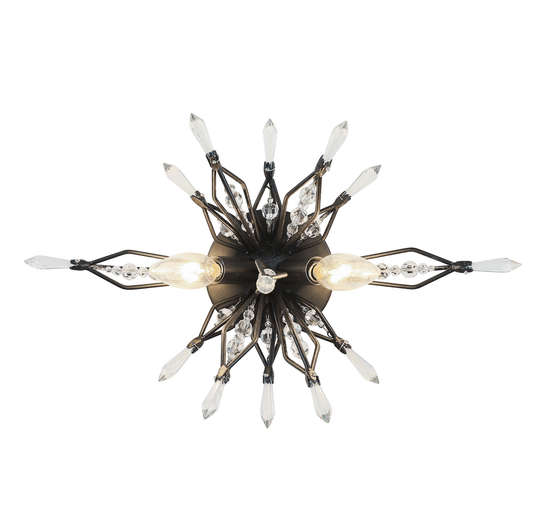 Orbital 2-Lt Vanity Light - Carbon - 311B02CB
